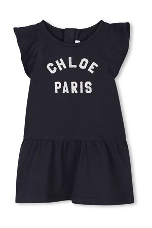 Navy blue organic cotton dress CHLOE' KIDS | C20596859